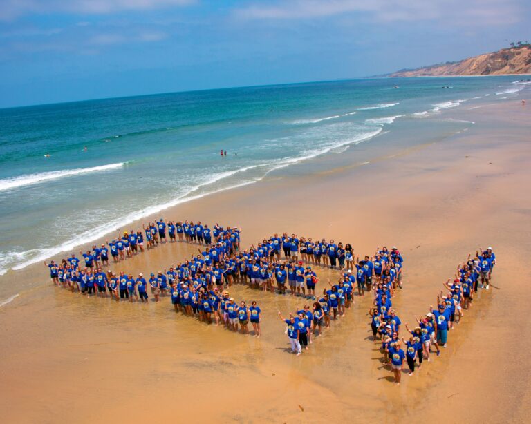 DEN Group on Beach