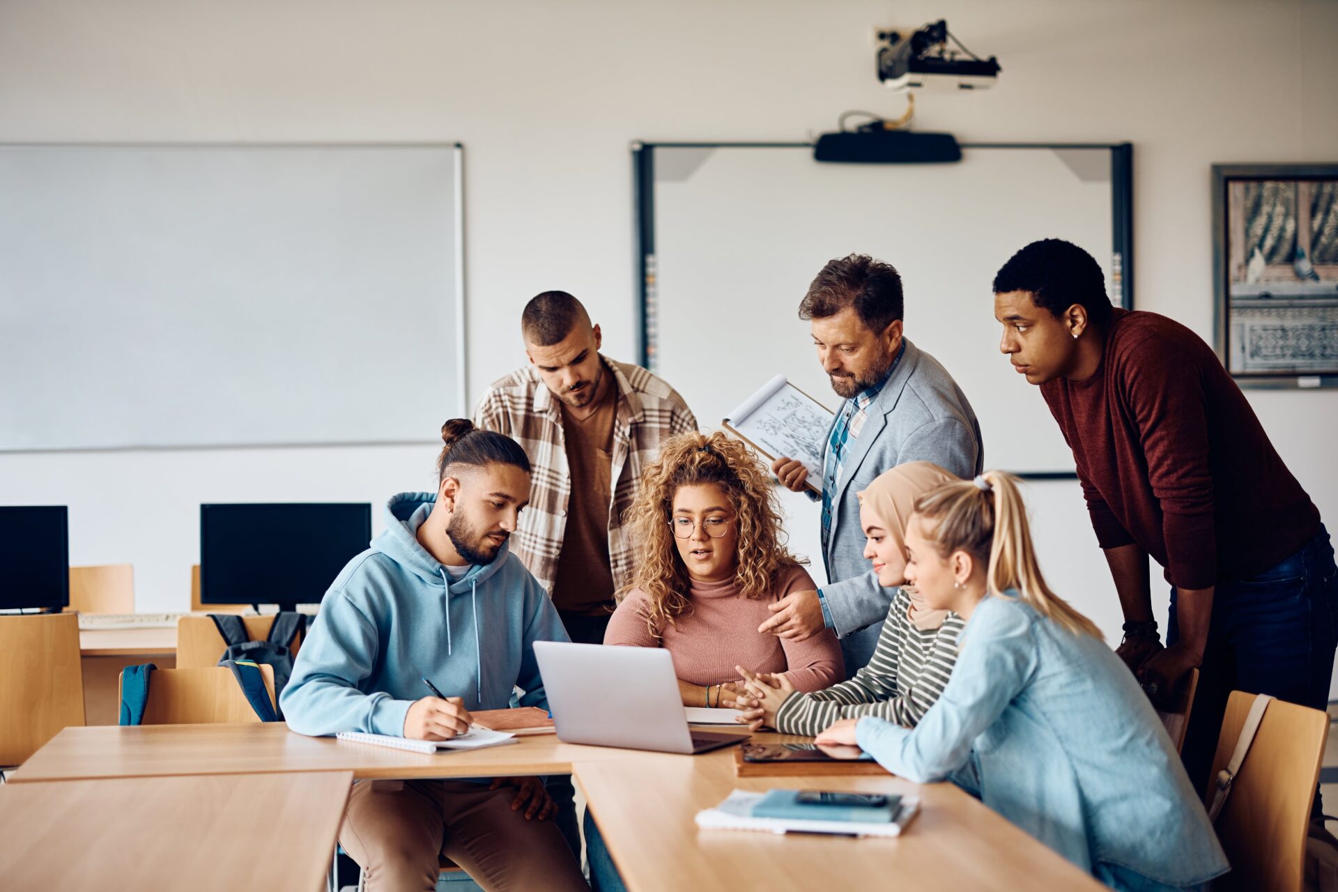 group of teachers